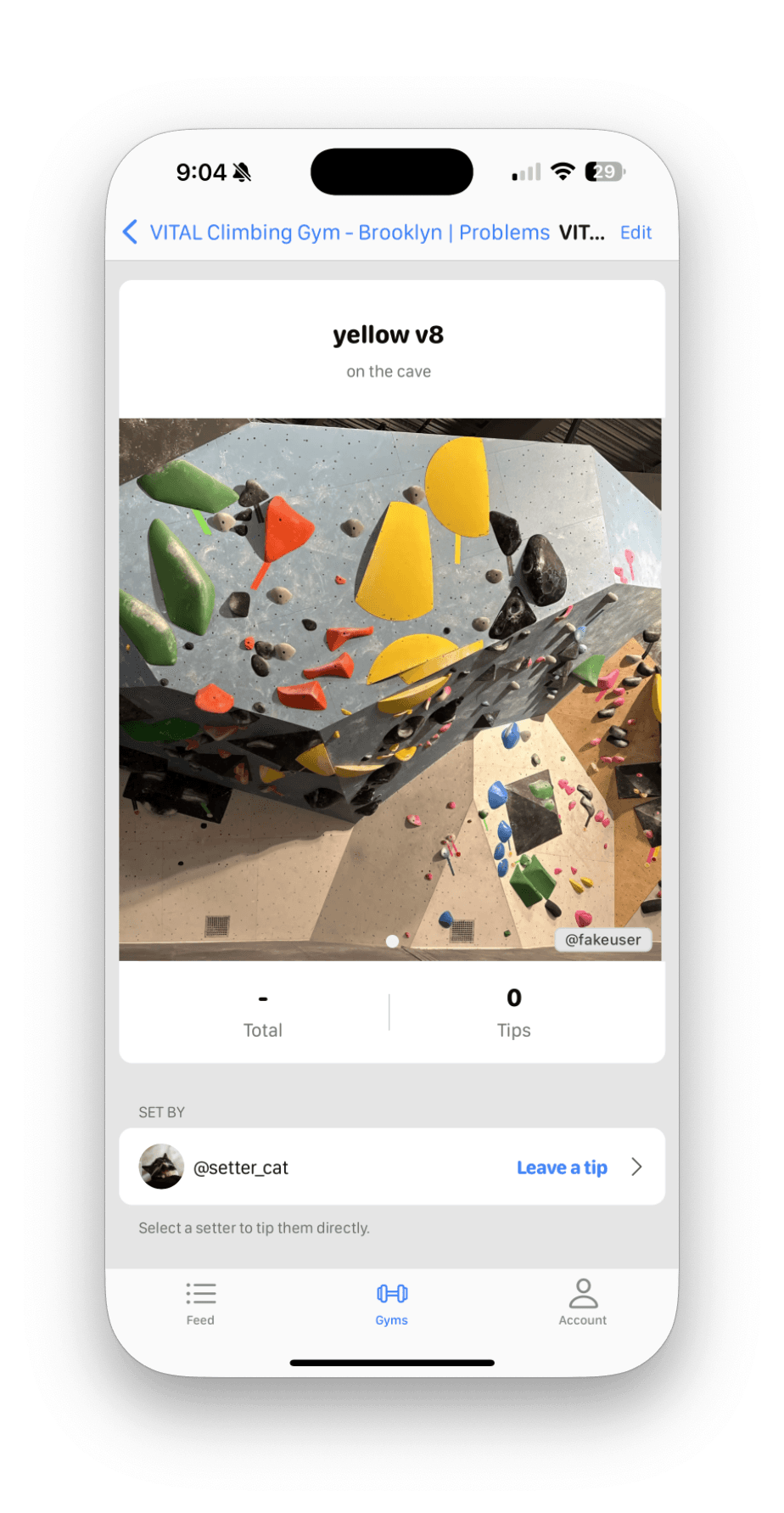 Problem screenshot